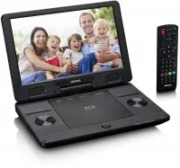 BRP-1150 tragbarer DVD-Player mit Bildschirm schwarz