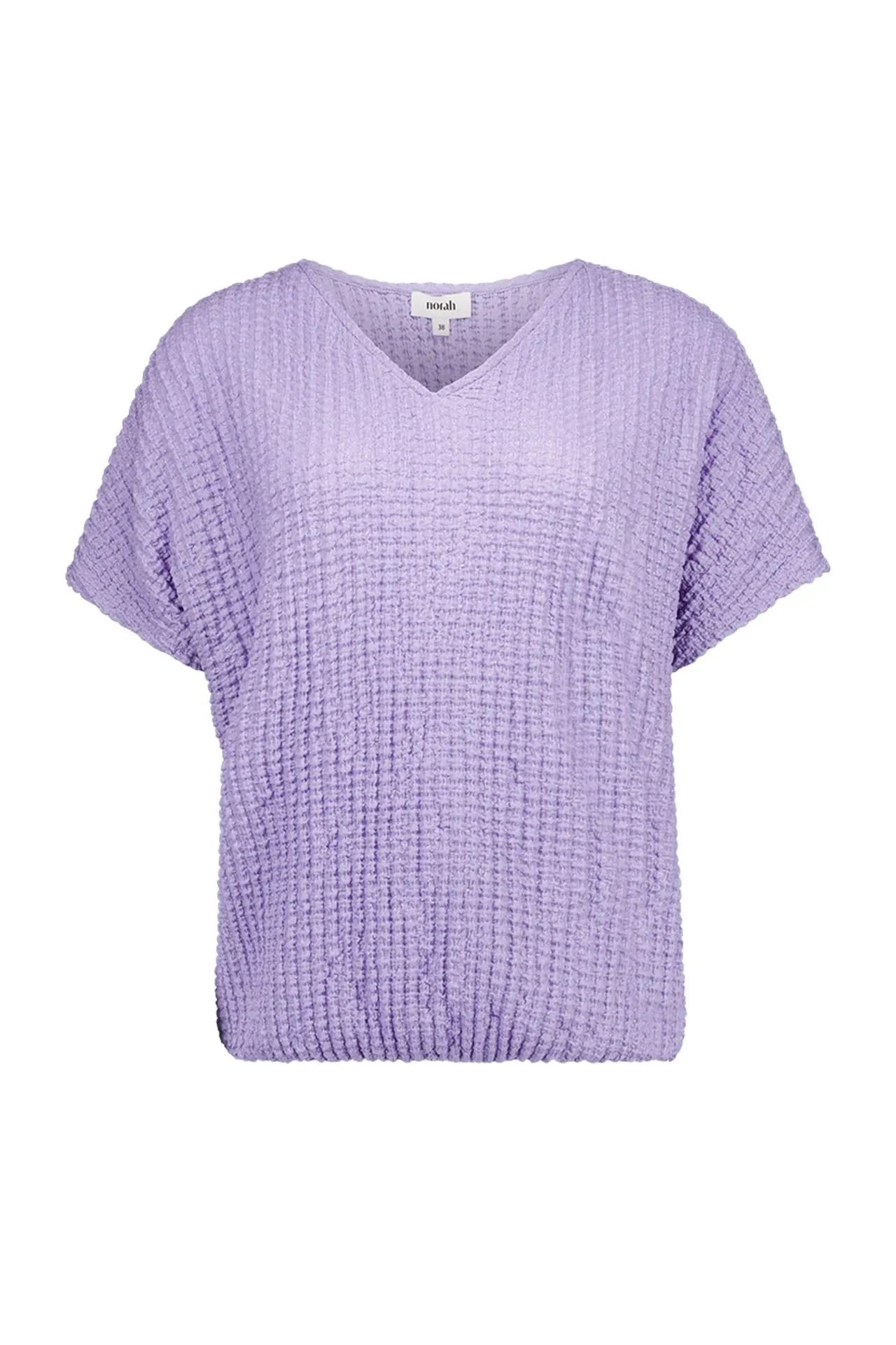 Lila shirt met structuur