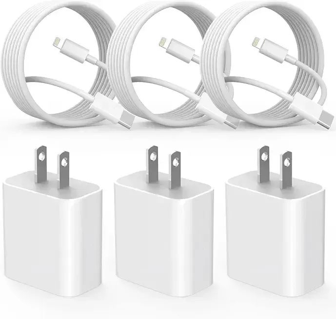 Fast Charger iPhone,i Phone Charge Cable,3Pack iPhone Charger Fast Charging 6Foot Phone Charging USB C Charge Adapter 6FT Type C to Lightning Cable for iPhone 14 Pro Max/14 Plus/13/12 Mini/11/10/XS/SE