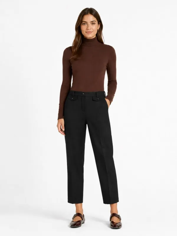 Krystal flap Black