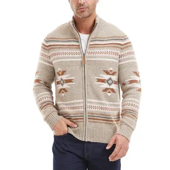 Frye Men's Zip Mock Cardigan