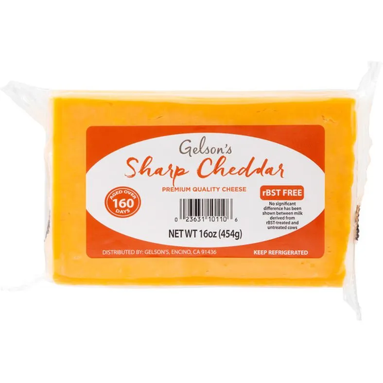 Gelson's Sharp Cheddar Cheese