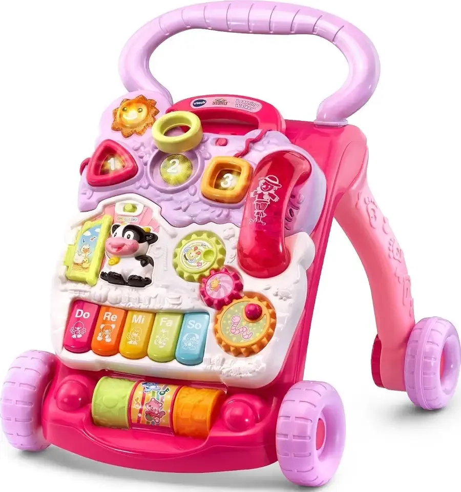 VTech Sit-to-Stand Learning Walker (Frustration Free Packaging), Pink