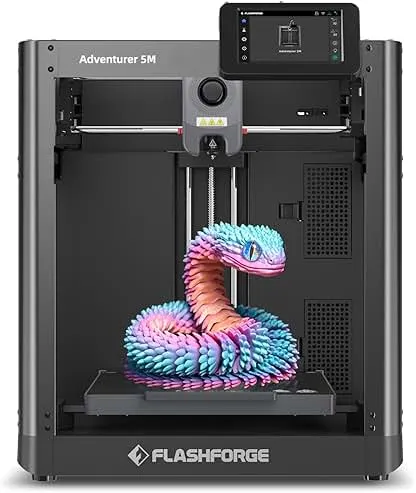 FLASHFORGE Adventurer 5M 3D Printer with Fully Auto Lev…