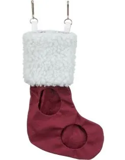 Trixie Xmas hooi-sok - Knaagspeelgoed - 13x20 cm