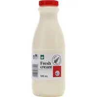 woolworths cream fresh 500mL