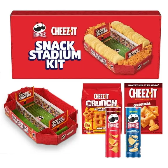 Cheez-It Pringles Variety Pack Snack Stadium Kit, Limited Time, 1 Box $19.96 67.4 ¢/oz
