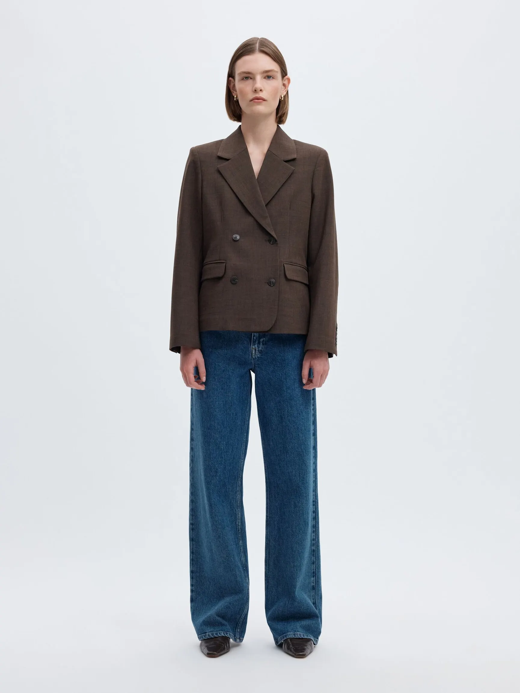 HIGH WAISTED JEANS MED VIDE BEN