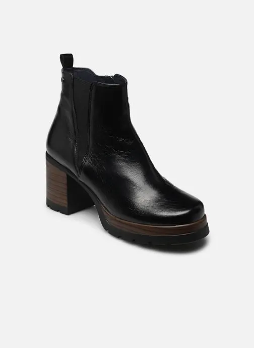 Enkellaarzen en boots SAFE D9414 dames zwart