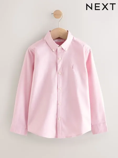 Light Pink Single Oxford Shirt (3-16yrs)