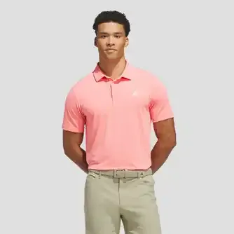 adidas Mens Performance Textured Polo