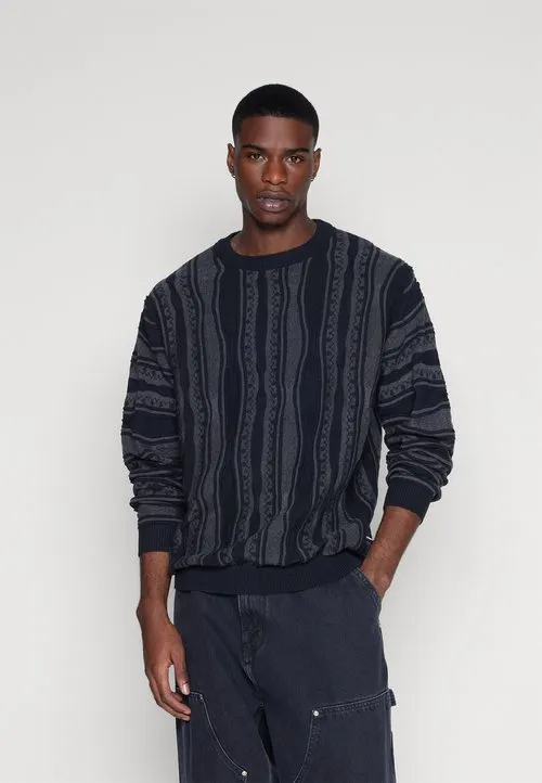 TETON REGULAR FIT - Strikkegenser - black grey