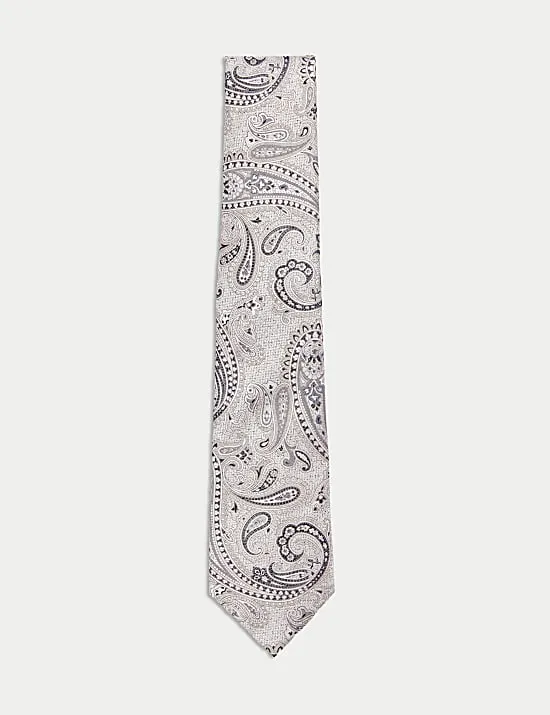 Paisley Pure Silk Tie