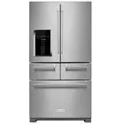 KitchenAid 25.8 CuFt 5-Door French Door Refrigerator in Stainless Steel
