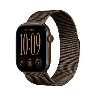 Apple Watch Series 12 (GPS) 46mm Case with Milanese Loop (Size S/M), Hypertension Notifications, Sleep Score, Advanced Workout Metrics