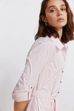 Vestido midi camisero