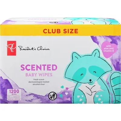 Fresh Scent Baby Wipes Club Size 1200 Pack