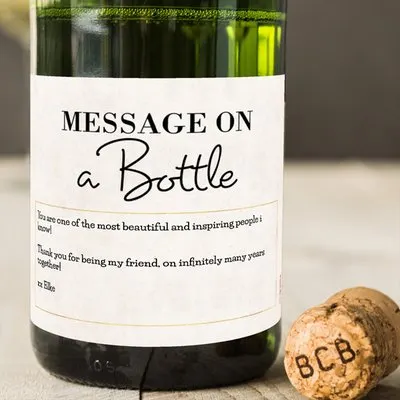 Perriere | Brut Chardonnay | Message on a bottle | 750ml