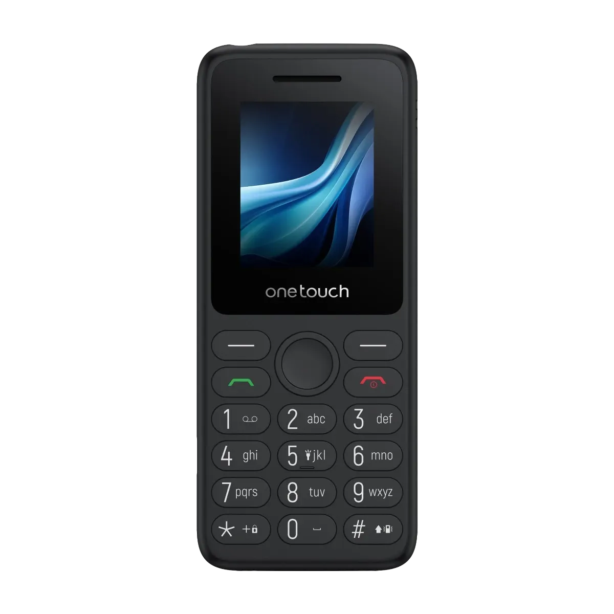 TCL One Touch 5041 Eco Design mobiltelefon, Dark Night Grey