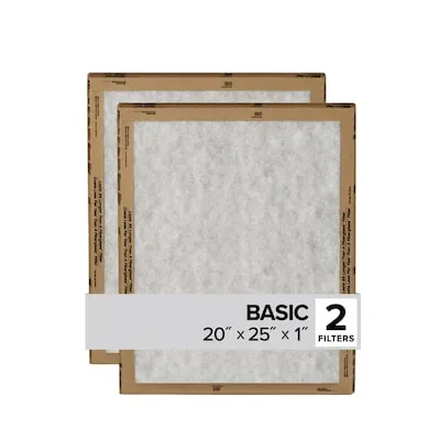 20 x 25 x 1 MERV 1 Basic Basic flat Air Filter 2 -Pack