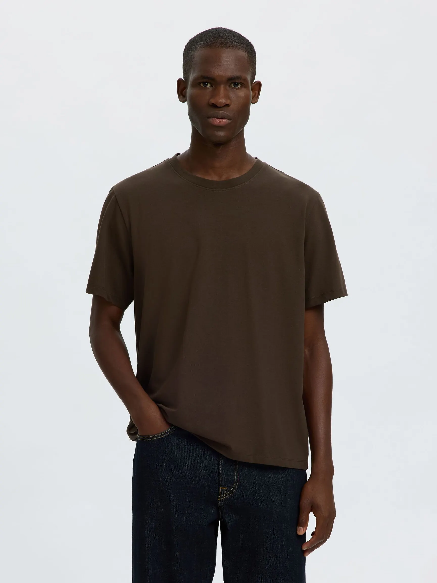BOMULL REGULAR FIT T-SKJORTE