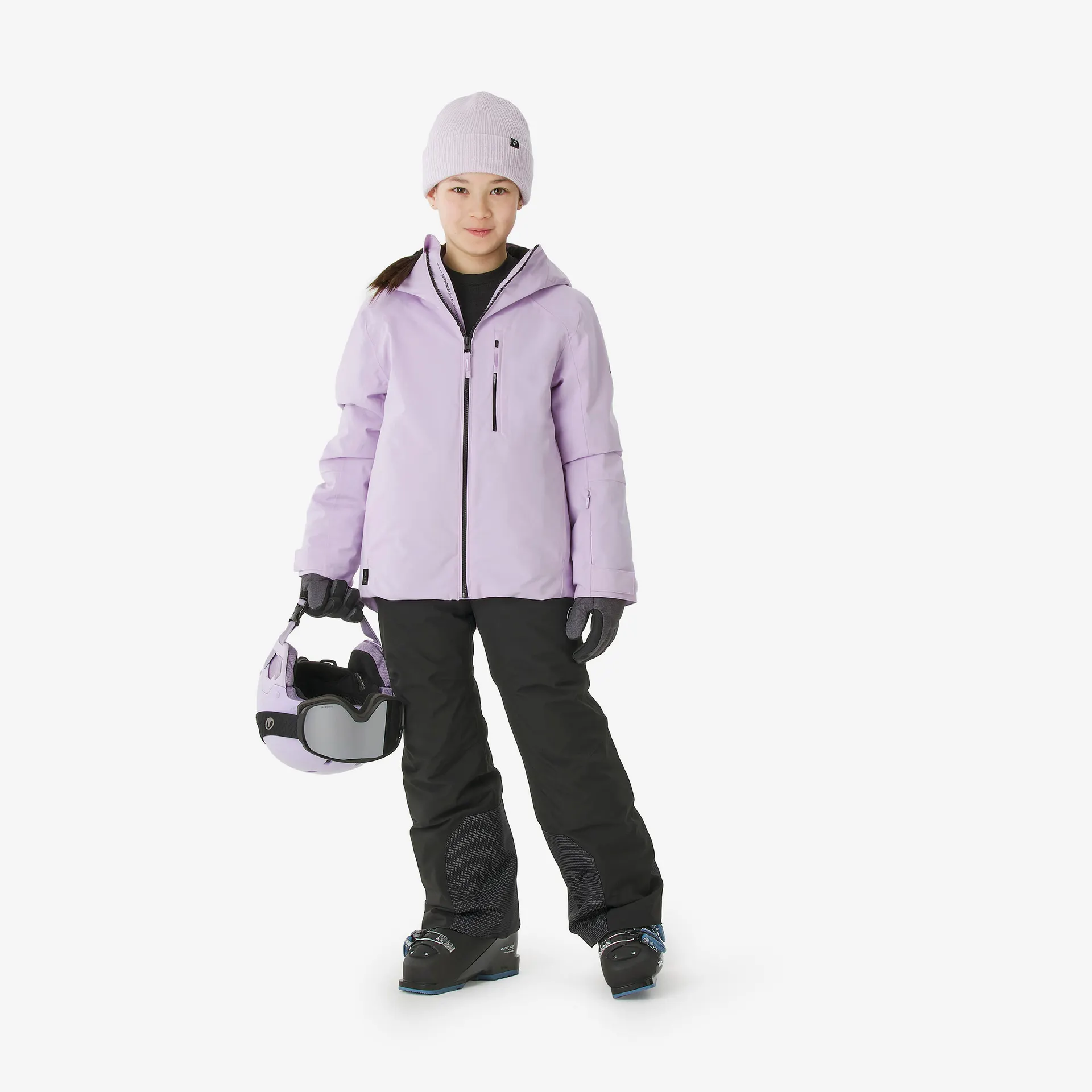 QUECHUA Dětská nepromokavá a hřejivá lyžařská bunda 6–14 let 500