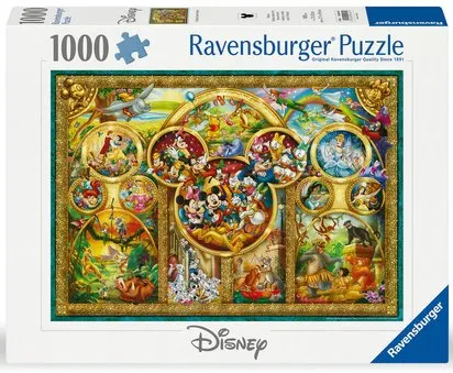 PUZZLE 1000 PIECES - LES PLUS BEAUX THEMES DISNEY