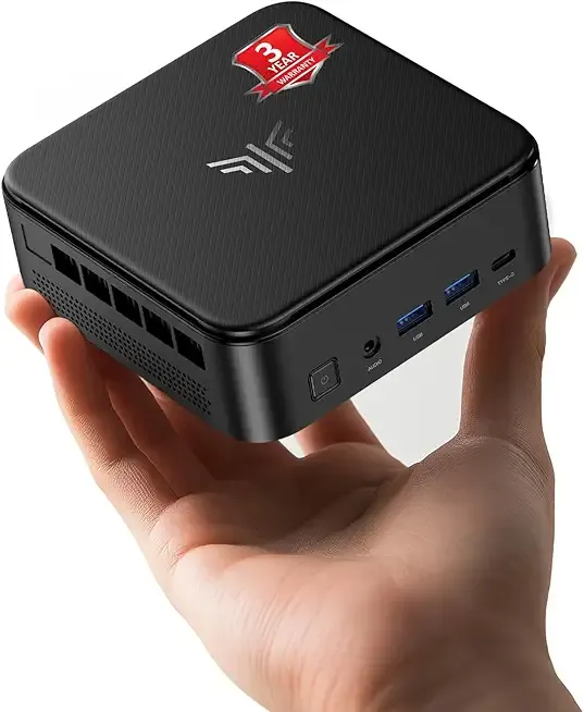 KAMRUI Mini PC, E3B 32GB RAM 512GB SSD Mini Gaming Computers AMD Ryzen 5 7430U Micro Desktop Computer (Max 4.3GHz,6C/12T, Beat 5650U), Small PC Support WiFi 6, BT5.2, Triple Display for Office Home