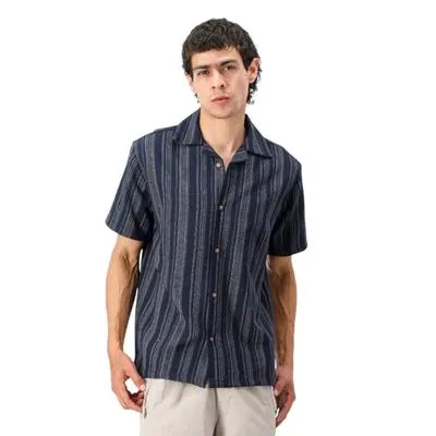 Camisa Hummo Hombre Texturizada Con Líneas Verticales