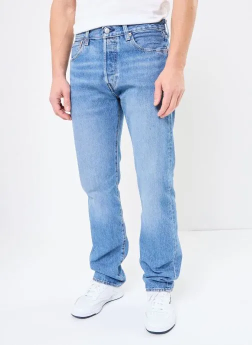Rechte jeans / Straight Leg Jeans 501® LEVI’S® ORIGINAL heren blauw