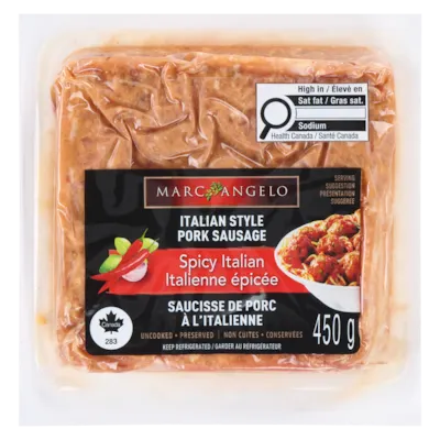 Italian Style Pork Sausage Spicy Italian