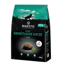 MAJESTIC Gemütliche Katze mit frischem Geflügel & Perlhuhn 4 kg