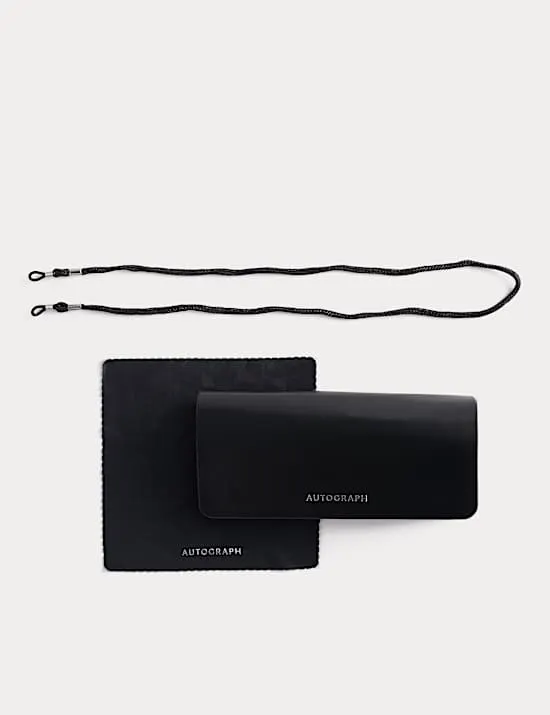 Faux Leather Sunglasses Case