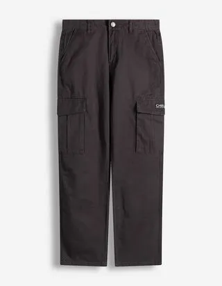 Pantaloni cargo - Taglio ampio - Grigio scuro