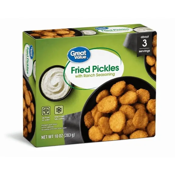 Great Value Frozen Fried Pickles with Ranch Seasoning
