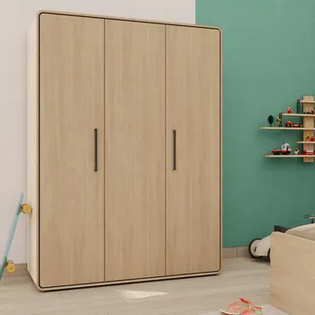 Kleerkast NESTOR Eik/Zwart B155