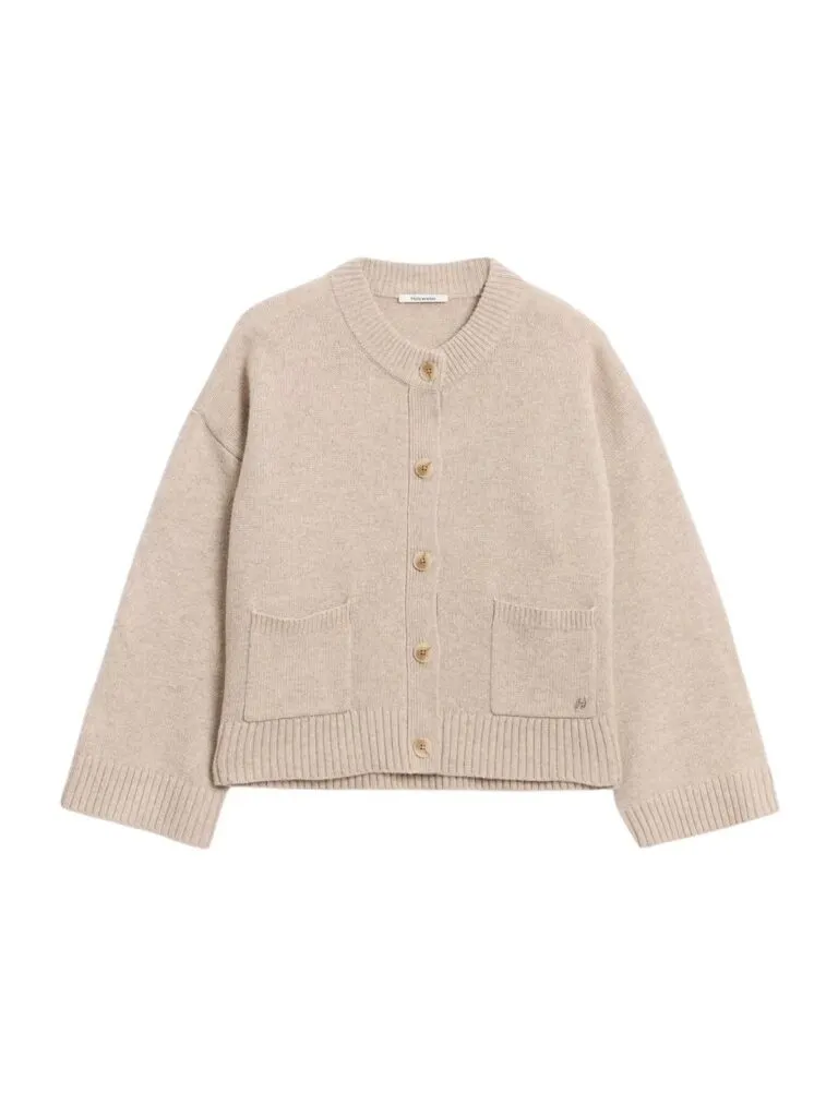 Julia Wide Cardigan - Beige