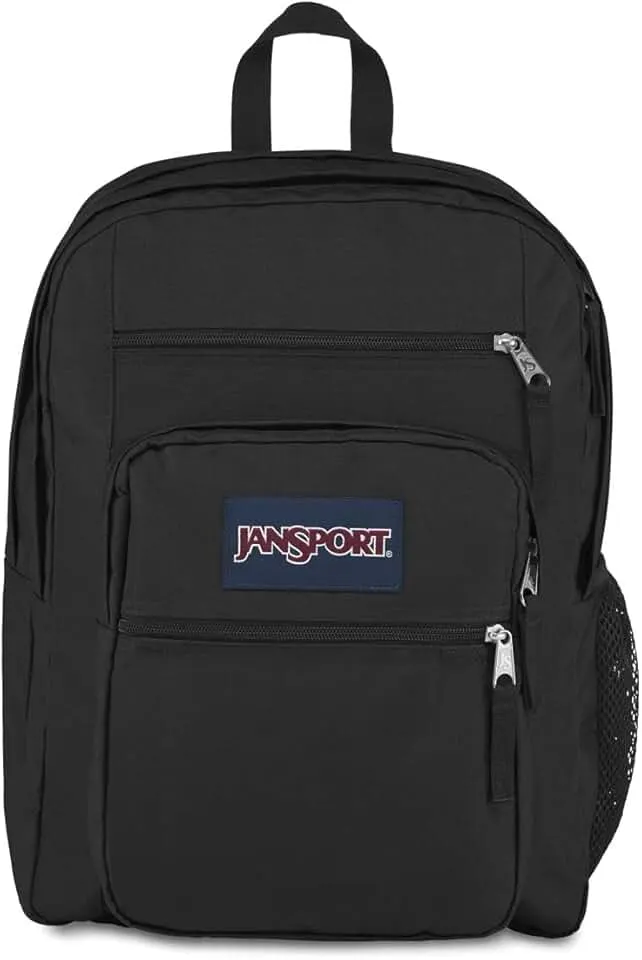 Laptop Backpack - Computer Bag with 2 Compartments, Ergonomic Shoulder Straps, 15” Laptop Sleeve, Haul Handle - Black