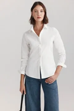 Blusa básica oxford