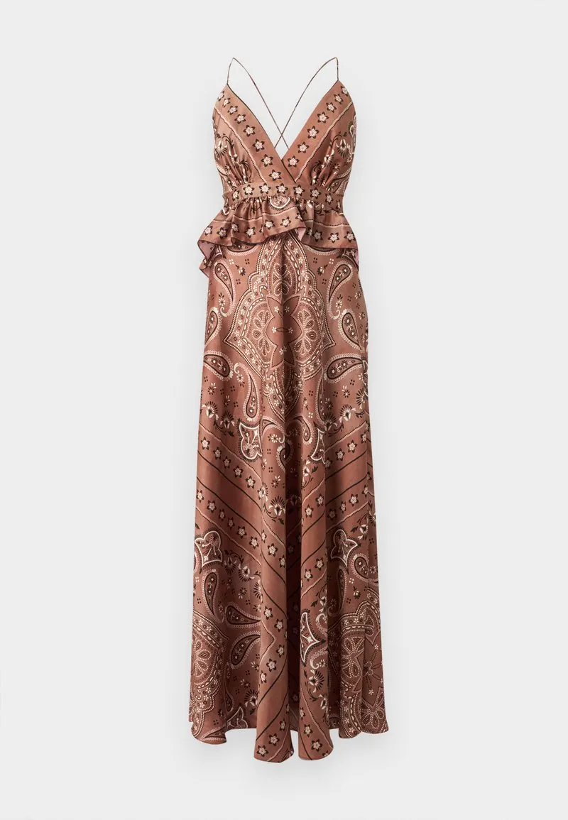 ROBE - Maxikjole - marron/noir