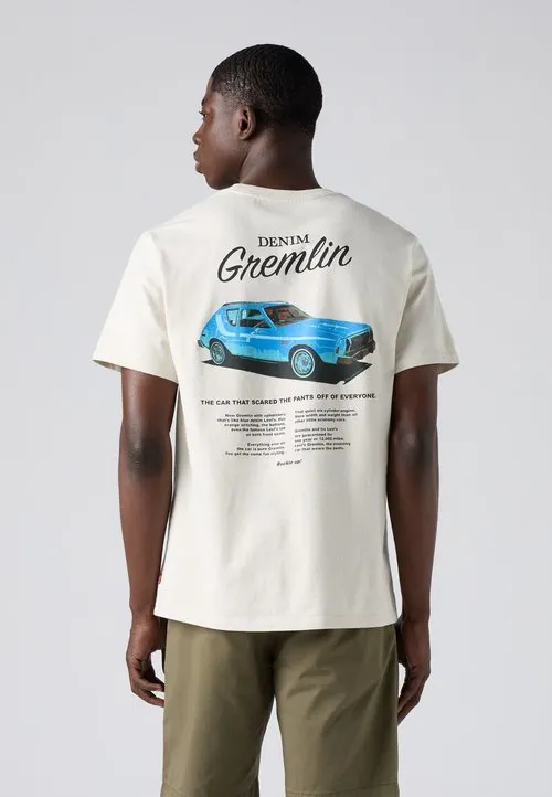 RELAXED FIT - T-shirts med print - gremlin silver