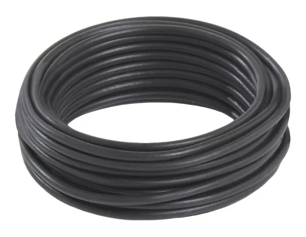 Fil électrique H07VU 1,5 mm² noir - 5 m - Nexans