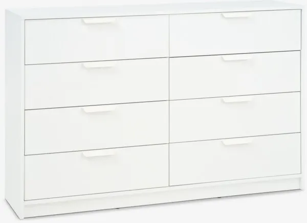 Cassettiera 4+4 cassetti JENSLEV bianco