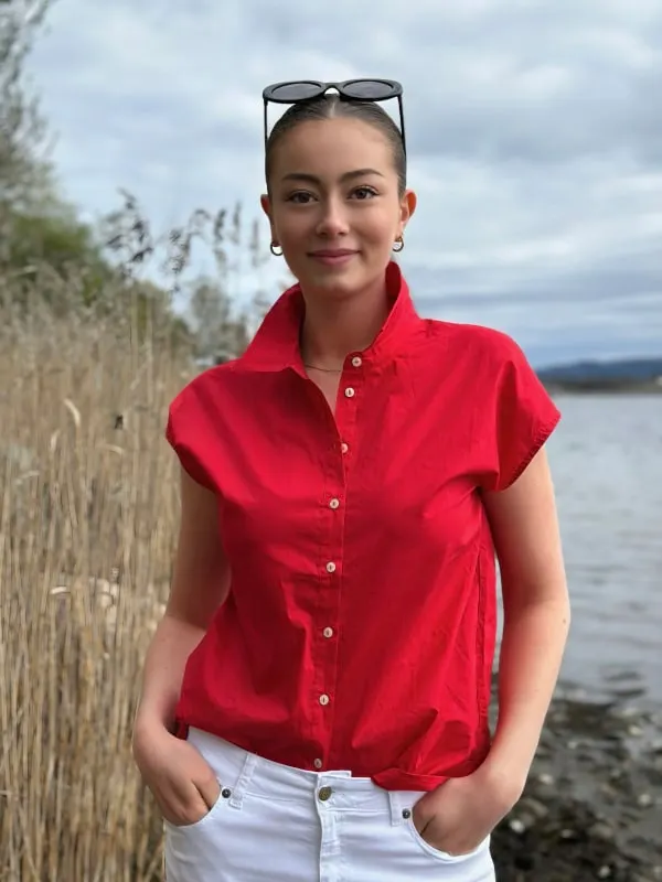Lavina Top Mars Red