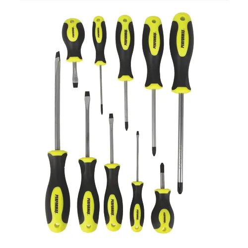 Performax® Phillips and Slotted Screwdriver Set - 10 Piece