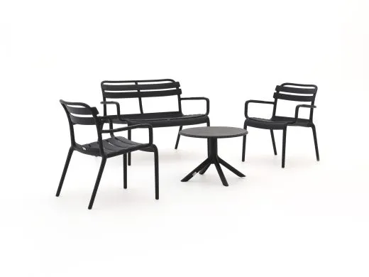 Forza Vico/Rieti ø60 stoel-bank loungeset 4-delig