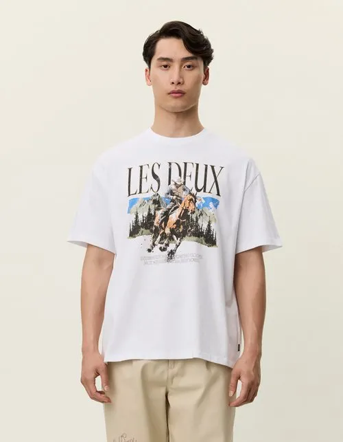 COLE COWBOY - T-shirts med print - white