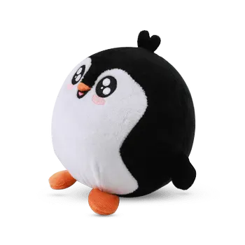 Squichy Kussen PENGUIN Wit/Zwart