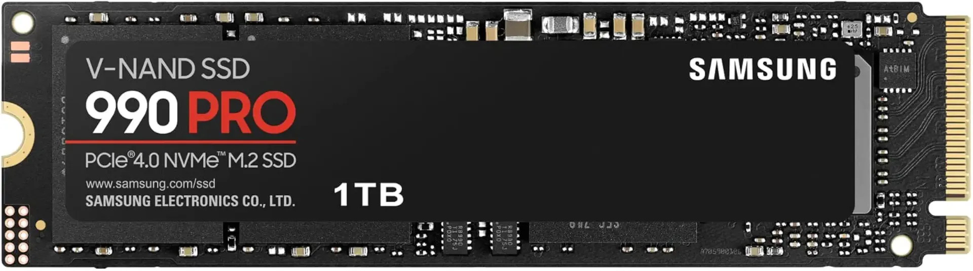 990 PRO 1TB PCIe Gen 4.0 x4 (Maximum Transfer Rate 7,450MB/s) NVMe M.2 (2280) Internal SSD MZ-V9P1T0B-IT/EC