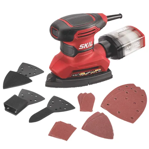 SKIL® 1.2-Amp Corded Detail Sander Kit - 15 Piece